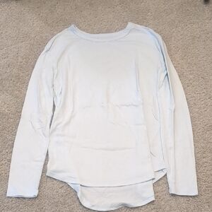 SO Soft Blue Long Sleeve Tee Top